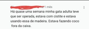 depoimento granulado de madeira