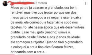 depoimento granulado de madeira