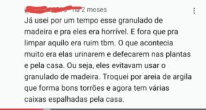 depoimento granulado de madeira